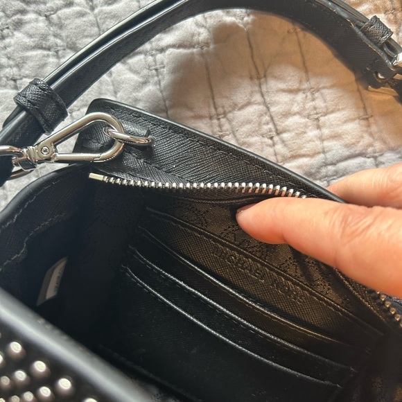 Michael Kors Black Crossbody Bag with Silver Studs - Picture 15 of 15